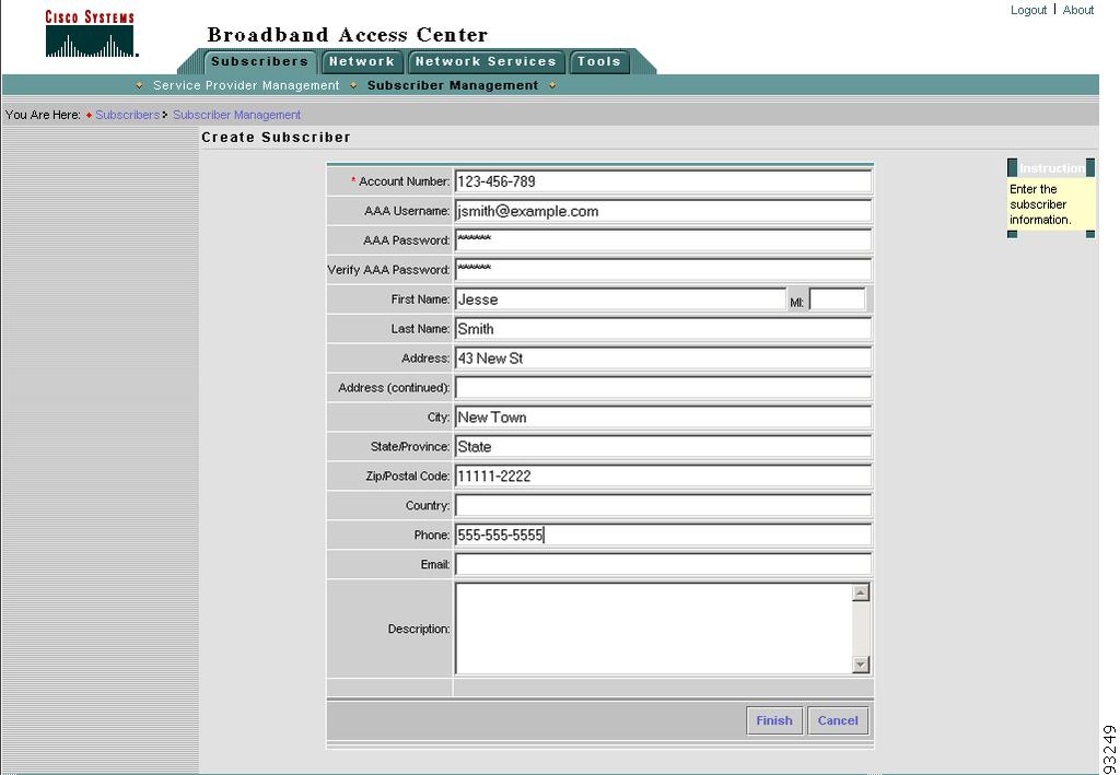 Chapter 3 Example Uses of Broadband Access Center 8.