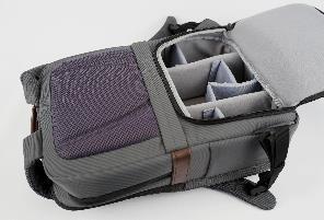 The front internal compartment has room for a 15 laptop and the front zippered pocket can hold documents and up to a 10 tablet.