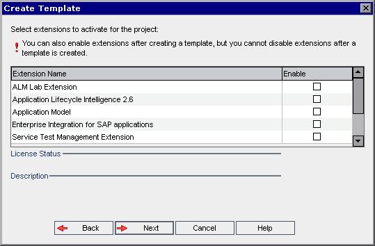 Chapter 2: Creating Projects the users are moved from the Available Users list to the Selected Template Administrators list.