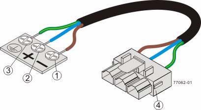 About DC Power Cords If your expansion tray has the DC power option installed, review the following information.