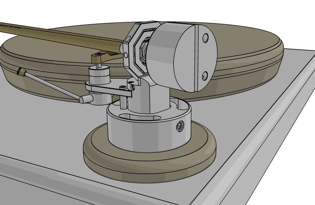 3) Adjusting the VTA The tonearm should always be parallel to the record-surface. The VTA (Vertical Tracking Angle) has an influence on the sound.