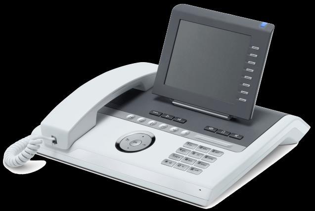 OpenStage 60 Great customization and profile mobility make this the ideal phone solution for desk sharers, temporary teams and call center staff. Tiltable 5.