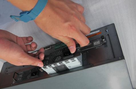 Installing a Decoding Card (Optional) The NVR supports 4-channel and 6-channel HDMI decoding cards.