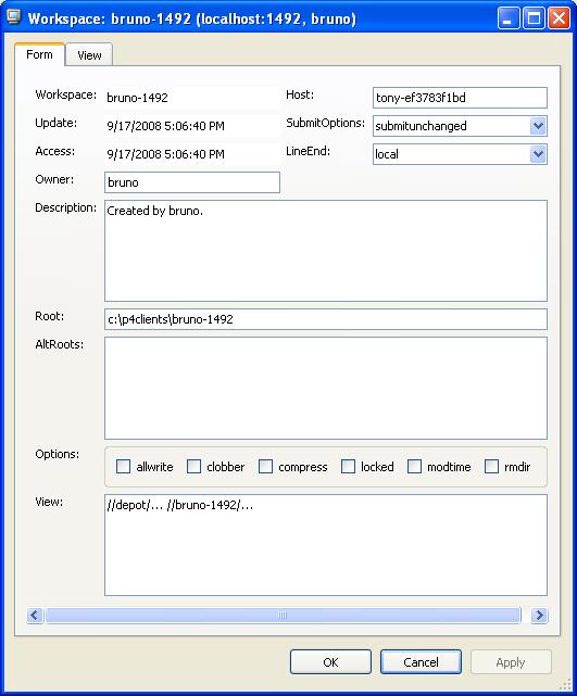 Setting up your workspace Setting up your workspace Your Perforce administrator can do this for you, but it s advisable to learn a few important aspects of configuring your workspace, specifically