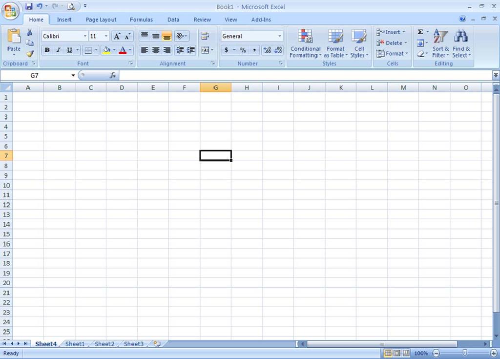 OVERVIEW OF THE EXCEL ENVIRONMENT The image below and the next few pages will give you an overview of the Excel environment. Quick Access Toolbar This is a customizable toolbar.