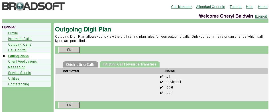 code is required to make this type of call. If a T1, T2, or T3 appears, the call is transferred to one of three alternate numbers. 3) To display the previous page, click OK.