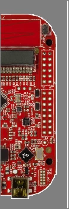 The Freescale Freedom KL43Z hardware (FRDM-KL43Z) is a simple, yet sophisticated design featuring a Kinetis L series