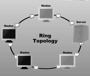 server may exist in a ring network, but it will not connect to all the