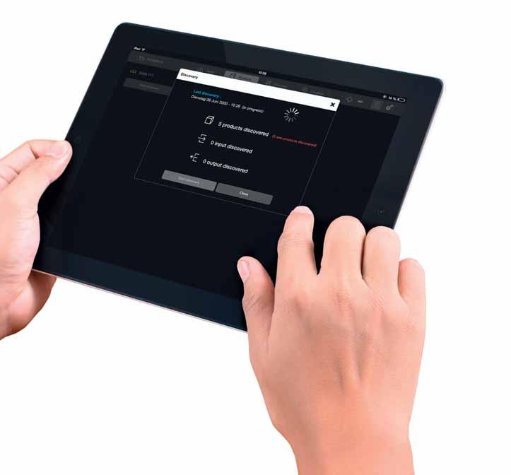 easy KNX easy provides an intuitive means of configuring KNX systems. Just connect to the new easy service tool wirelessly using a tablet and from that point, everything practically runs itself.