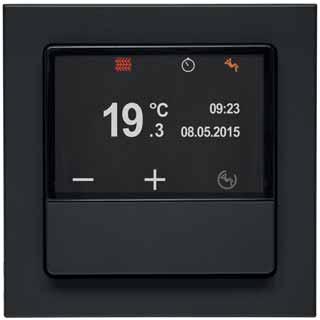 KNX room thermostat and room controller The new Berker KNX room thermostat and room controller