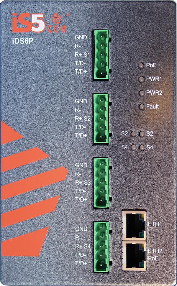 unauthorized access 2kV Port Isolation for RS-422/485 1kV Port Isolation for PoE Powered Device (PD)