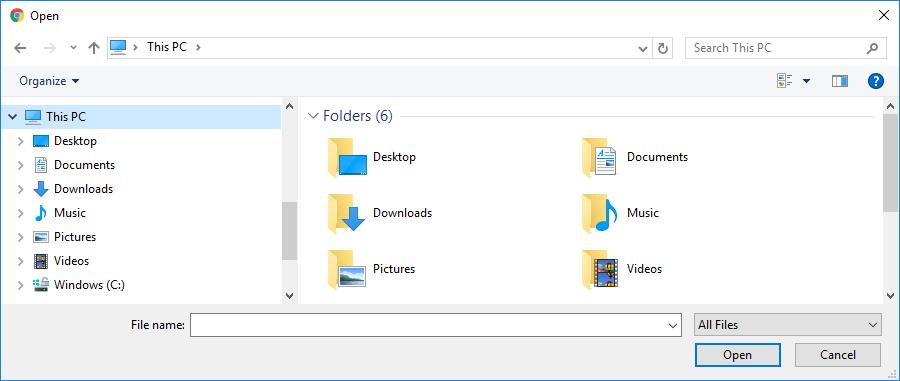 files for upload. Figure 2-28: Documents Upload Window 6.