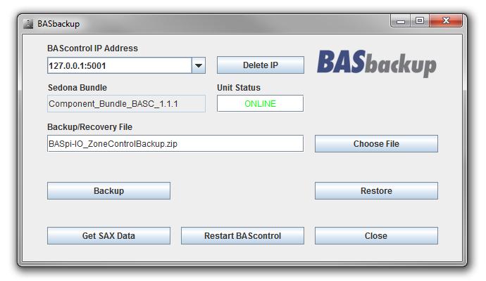 of 127.0.0.1 and port 5001 by default, unless you specified a different address when you launched the emulator. Real BASpi backup example: 8a.
