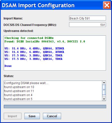 Files/ucdImportTool directory if the default installation location was chosen. Repeat steps 4-7 for other downstream frequencies available from the current access point.