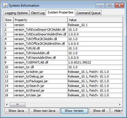 .1. View the System Properties by clicking Tools System Information System Properties Show Version.