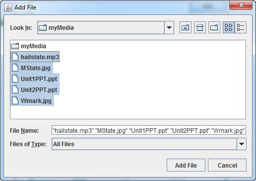 Adding Single-File Media to a Set 1. To add single-file media to a set, look under Add Media to This Set, and click the Upload button.