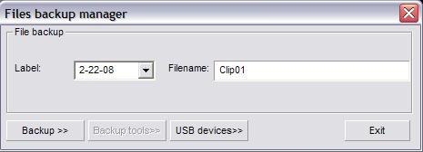 The Select Path dialog box will appear. (Fig. 4-10) Select the device to save the video clip file to using the Device Type drop down box.