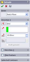 Lesson 2: Basic Functionality Add Dimensions 1 Click Smart Dimension on the Dimensions/Relations toolbar. The pointer shape changes to. 2 Click the top line of the rectangle.