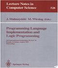Programming Language Implementation And Logic Programming programming language implementation and logic