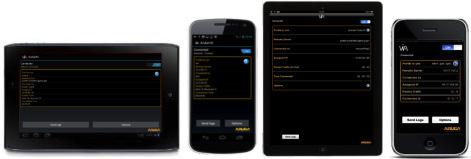 Aruba VIA client on Android and ios tablets and smartphones. The Aruba Virtual Intranet Access (VIA) IPsec VPN client also supports Suite B.