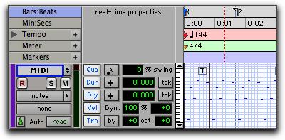 To enable Real-Time Properties View in the Edit window: Select View > Edit Window > Real-Time Properties.