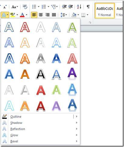New Art Effects in WordArt Just like other features, WordArt has been updated with new colorful art