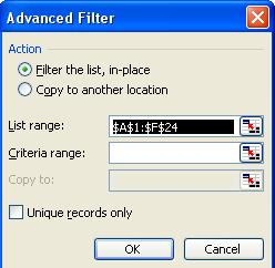 Microsoft Office Excel 2010 Level 2 41 Advanced Filtering Use of the Advanced Filter allows for: Multiple selections from the same field Selections based on calculations Selections across multiple