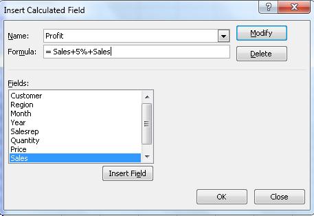 Click somewhere in your PivotTable and from the Options tab Then from the