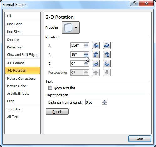 To use bevel: 1. Select the text box. 2. Select the Format tab. 3. Click Shape Effects from the Shape Styles group. 4.