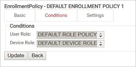 Configure the SecureW2 Enrollment Policy 1.