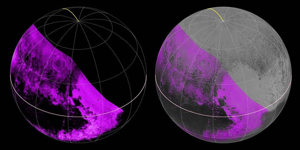 Pluto Has Frozen Methane 2015