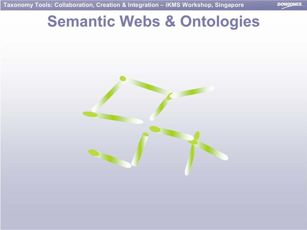 Semantic Webs & Ontologies Concept-oriented rather than terminologyoriented semantic web Formally defined