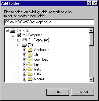 7-96 Using EFI Hot Folders this folder. To delete a Hot Folder from your computer, you must disable and remove it from the Hot Folder Control Panel.
