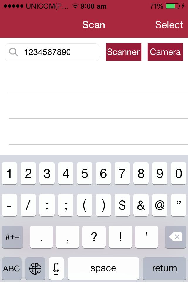 4. Scan 4c) Query for fabric by keyboard (cont.