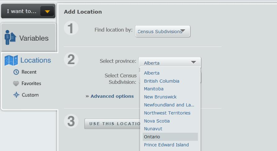 Step c: Select province as Ontario Step d: Next you are going to