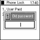 Enter the appropriate password and press
