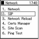 7.3. SIP Configuration for the Hitachi Cable WirelessIP 5000 The following steps describe the SIP configuration for the Hitachi Cable WirelessIP 5000