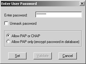 6 Type a username (for example, eapuser) and then click OK This will serve as the login name