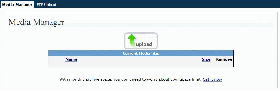 account. Uploading Files You should upload your files before you start your blog post.
