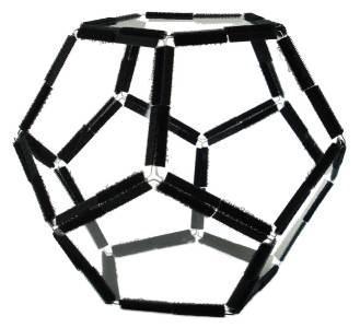 A structure in which: 3 pentagons meet at EACH vertex Dodecahedron Figure 26 Image of a Geometro dodecahedron A structure in which: 3 hexagons meet at EACH vertex Figure 27 Image of Geometro showing