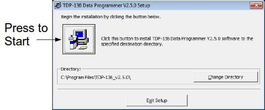 00RE277C TDP-136 Installation & Operating Instructions SECTION 2 INSTALLATION INSTRUCTIONS This section provides the user with instructions to install TDP-136 on to a PC running Microsoft Windows,