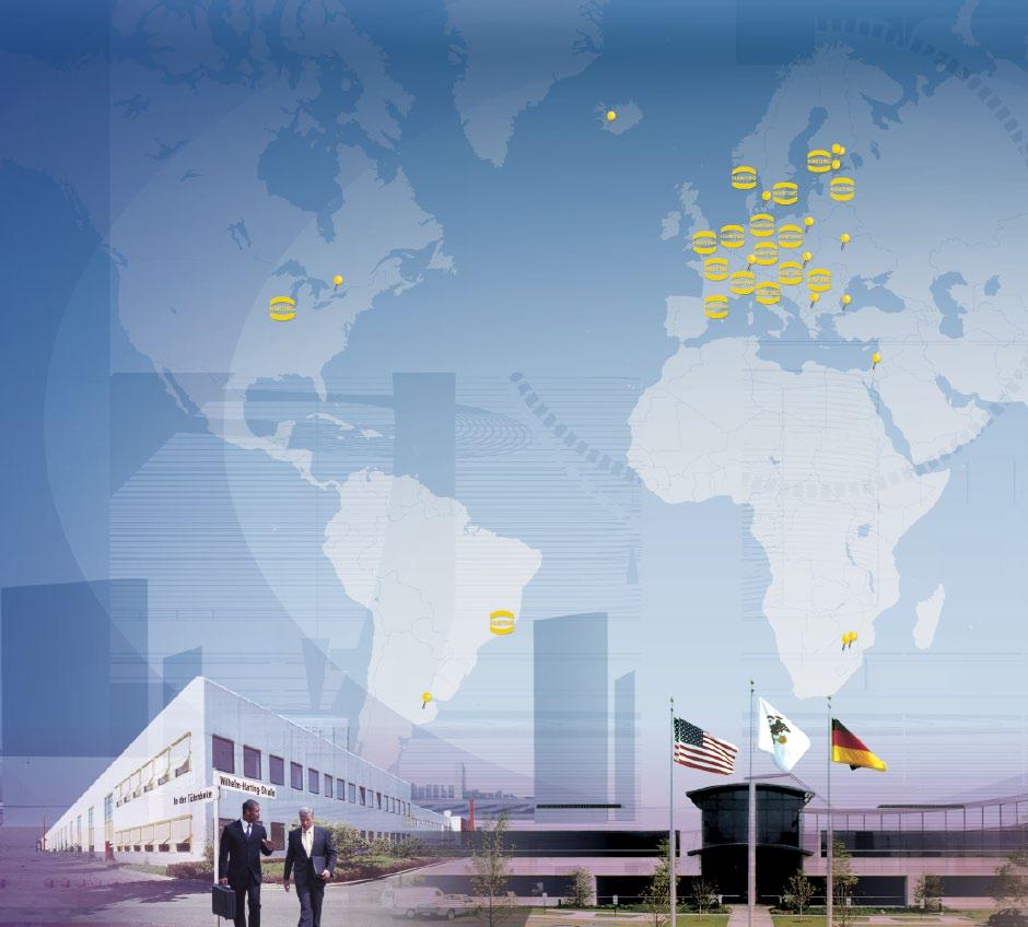 HARTING WORLDWIDE Transforming customer wishes into concrete solutions The HARTING Technology Group is skilled in the fields of electrical, electronic and optical connection, transmission and