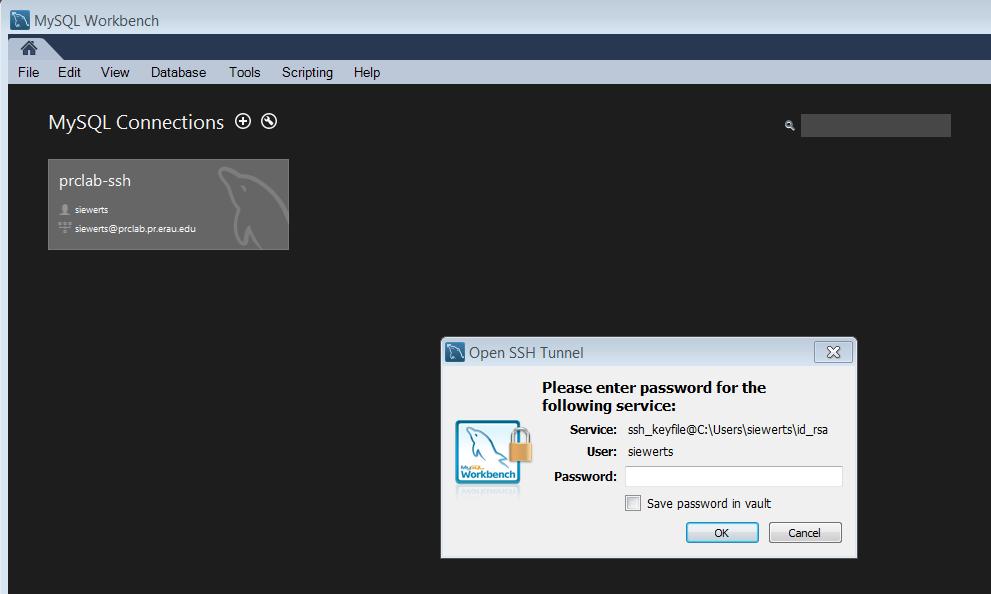 Enter PRClab Password Option-2