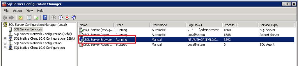 Restart SQLServer and SQL Server Browser services To open above ports in Windows firewall, run the below command from command