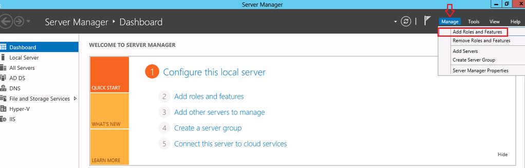 Make sure you have installed the following roles in Server Manager.