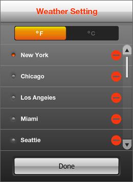 3.1.3 Home Shell > Widgets, Weather Weather animation of current city Current city Current temperature / Highest, Lowest
