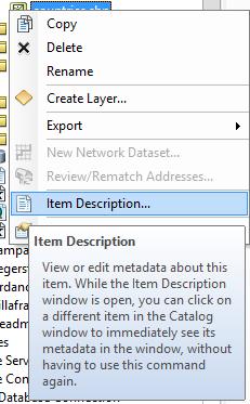 2) Please check that each of the datasets included in your map already contains comprehensive metadata.