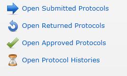 3.1.8. Accessing Read Only Protocols You can access read only protocols from the main protocol panel to view and/or compare protocols according to the status of the protocol.
