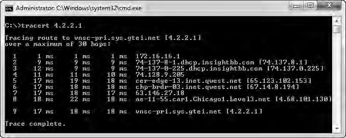 NOTE The discussion here on traceroute is generally Windows-focused because it uses ICMP exclusively.