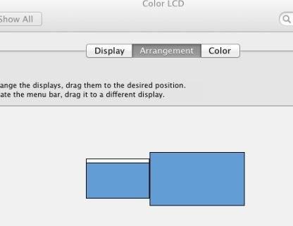 For Mac OS: System Preference>Displays.